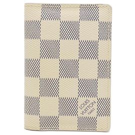 Visitenkartenetui Damier Azur Louis Vuitton Blau