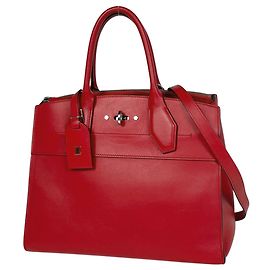 Louis Vuitton City Steamer PM Handbag Red