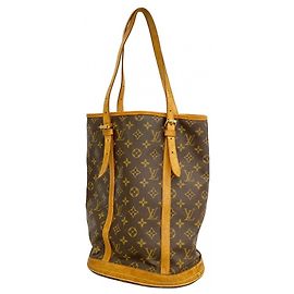 Borsa Tote Bucket GM Monogram Louis Vuitton Marrone