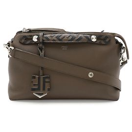Fendi By The Way Medium Leather Handbag Brown