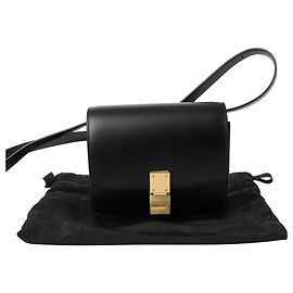 Céline Bolsa de ombro cruzada Classic Box Small Preto