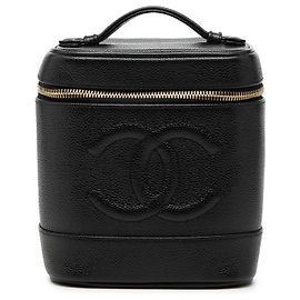 Bolso Vanity de Caviar de Chanel Negro