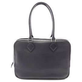 Bolsa de couro Hermès Plume 28 Preto