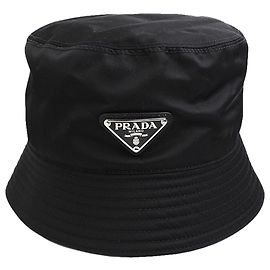 Prada Cappello bucket unisex nero XL Nero