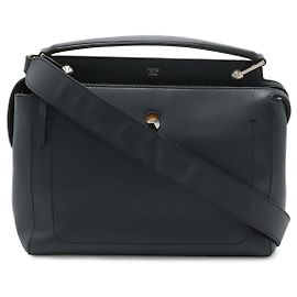Fendi Dotcom Leder 2WAY Handtasche Blau