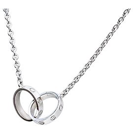 Cartier Baby Love Anhänger Halskette Silber