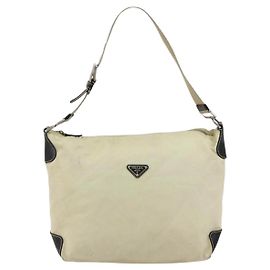 Borsa a Spalla Vintage Prada Tessuto Altro