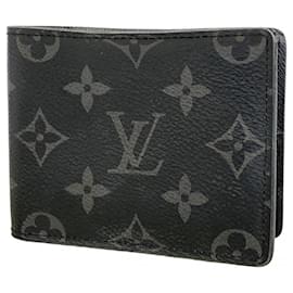 Louis Vuitton Monogram Eclipse Bi-Fold Wallet Black
