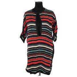Abito in seta nero Isabel Marant Etoile Nero