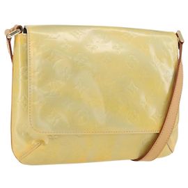 LOUIS VUITTON Bolsa Thompson Street Monogram Vernis Gris M91008 LV Auth ARZ865 Gris
