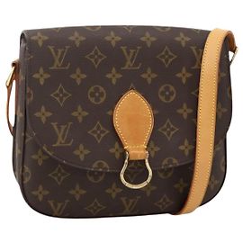 LOUIS VUITTON Bolsa de Ombro Monogram Saint Cloud GM M51242 LV Auth am11219 Monograma