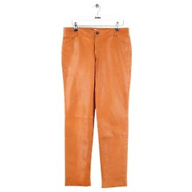 Céline Calças slim laranja Laranja