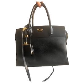 Sac à main Prada Esplanade en cuir noir Noir