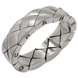Anillo Band Matelassé de Chanel en Oro Blanco de 18K Otro