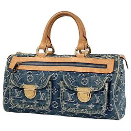 Borsa Boston Neo Speedy Louis Vuitton Blu