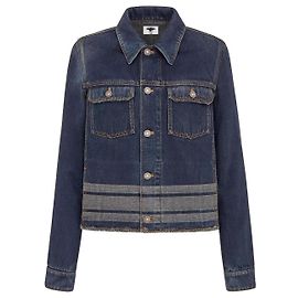 Dior Denim Couture Jacke Blau