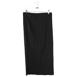 Pleats Please Falda negra Negro