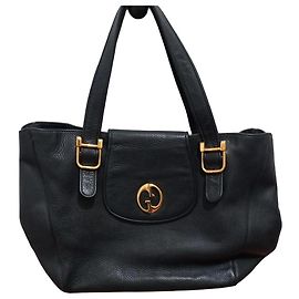 Borsa tote Gucci in pelle nera Nero