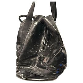 Adidas Borsa sportiva nera in vinile Nero