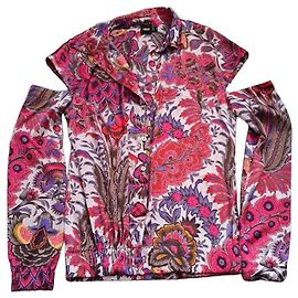 Chemise Asos avec ouvertures aux épaules et taille élastiquée Multicolore