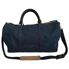 Borsa Boston Chanel Blu