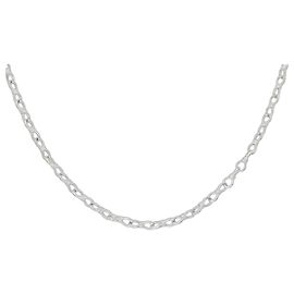 Autre Marque Collar de platino Plata