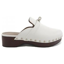 Hermès Lederschuhe 36 Weiß