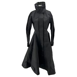 Prada Manteau noir en nylon Noir