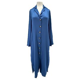 Vestido largo azul Staud Azul