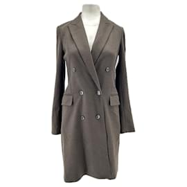 Theory Long Brown Blazer Brown