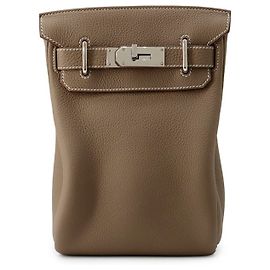 Hermès Bolso de cuerpo Hermes Kelly Accad PM Gris pardo
