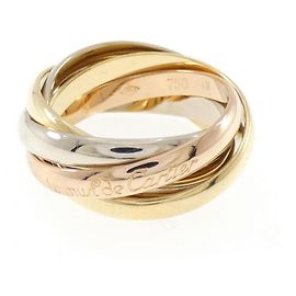 Cartier Trinity Ring aus Weißgold Gelbgold und Roségold Pink Weiß Gelb