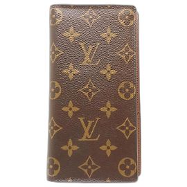 Louis Vuitton Brown Monogram Brazza Wallet Brown