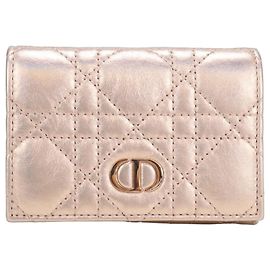 Billetera bi-fold rosa Christian Dior Rosa
