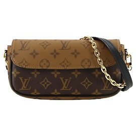 Sac à main Louis Vuitton Monogram Reverse Wallet On Chain Ivy Monogramme