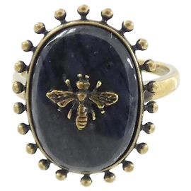 Anello in oro e blu navy Christian Dior D'oro Blu navy
