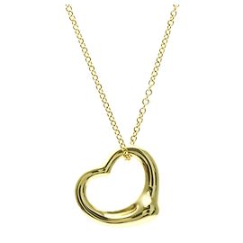 Tiffany & Co Collar Péndulo Corazón Abierto Tiffany Dorado