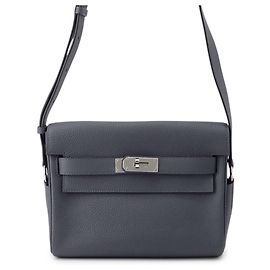 Bolsa Hermès Kelly PM em couro Togo Gris Misty Outro