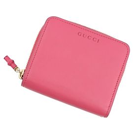 Portafoglio bi-fold Gucci in pelle rosa Rosa