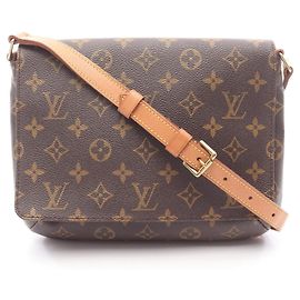 Bolsa Musette Tango Louis Vuitton Marrom