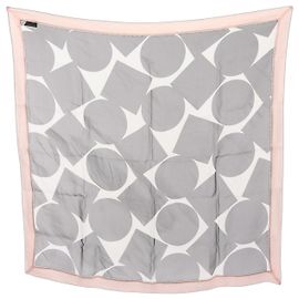 Sciarpa in seta Louis Vuitton Nero Rosa Bianco