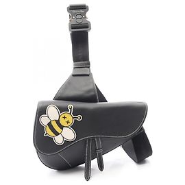 Borsa KAWS Saddle di Christian Dior Nero