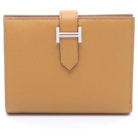 Hermès Hermes Bearn Compact Bi-fold Wallet Brown