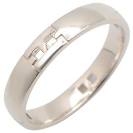 Hermès Hercules Ring aus 18K Weißgold Silber