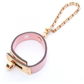 Hermès Hermes Kelly Handbag Charm Accessory Pink Golden