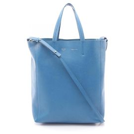 Céline Celine Vertical Small Cabas Tote Bag Blue