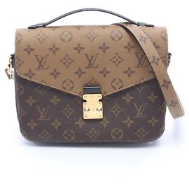 Sac à main Pochette Metis MM Louis Vuitton Marron Noir
