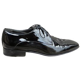 Moreschi Salzburg Patent Leather Derbies Black Black