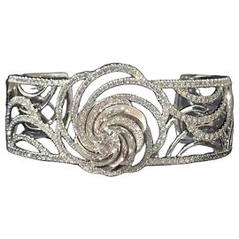 Pulseira De Beers Light Dance de platina e diamantes Prata