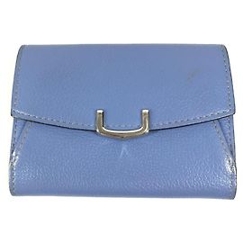 Visitenkartenetui aus blauem Leder von Cartier Blau